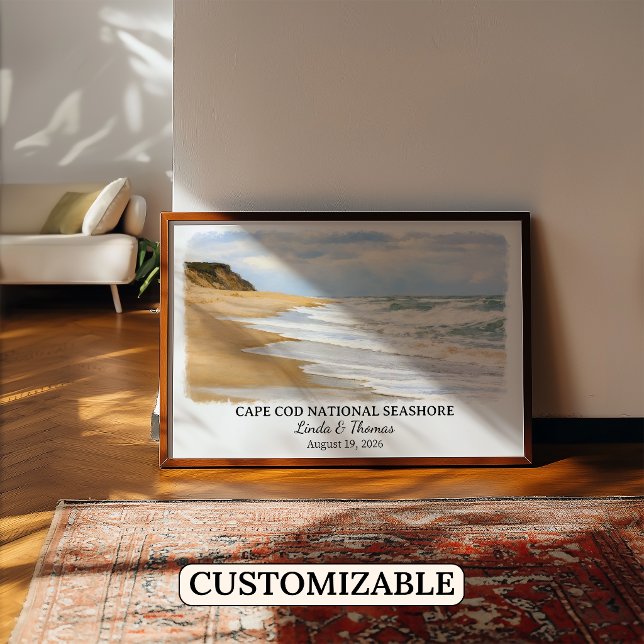 Poster Parque Nacional da Costa de Cape Cod Massachusetts (Criador carregado)