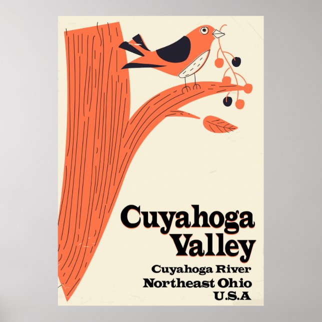 Póster Parque Nacional da Cuyahoga Valley (Frente)