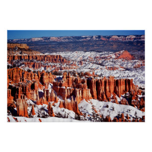 Póster Parque nacional da garganta de Bryce