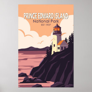 Poster Parque Nacional da Ilha do Príncipe Eduardo Canadá