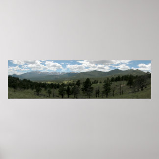 Póster Parque Nacional da Montanha Rochosa Panorâmica 1