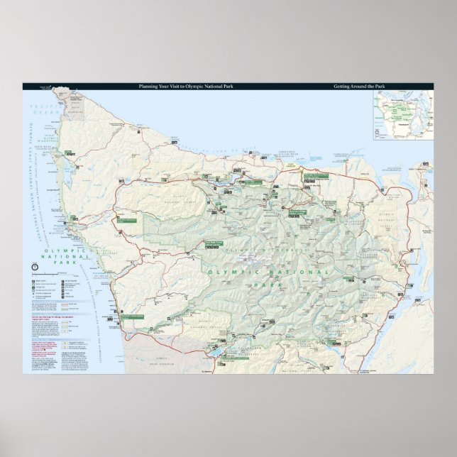 Póster Parque Nacional da olimpiadas (Frente)