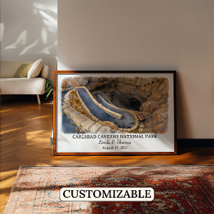 Poster Parque Nacional das Cavernas de Carlsbad, Novo Méx