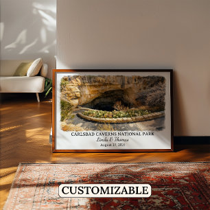 Poster Parque Nacional das Cavernas de Carlsbad, Novo Méx