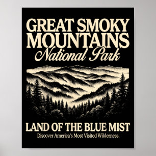 Poster Parque Nacional das Grandes Montanhas Fumosas Cami