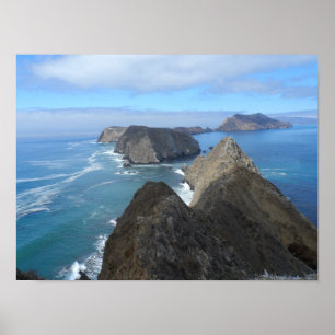 Póster Parque nacional das ilhas channel da ilha de