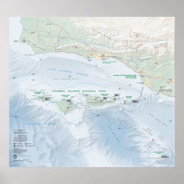 Poster Parque Nacional das Ilhas do Canal (Frente)