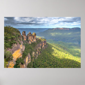 Poster Parque Nacional das Montanhas Azuis, Austrália