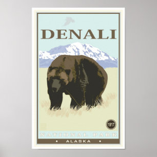 Poster Parque nacional de Denali
