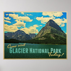 Póster Parque nacional de geleira
