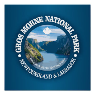 Póster Parque nacional de Gros Morne
