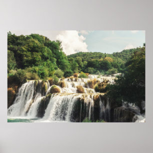 Poster Parque Nacional de Krka - cachoeira Skradinski