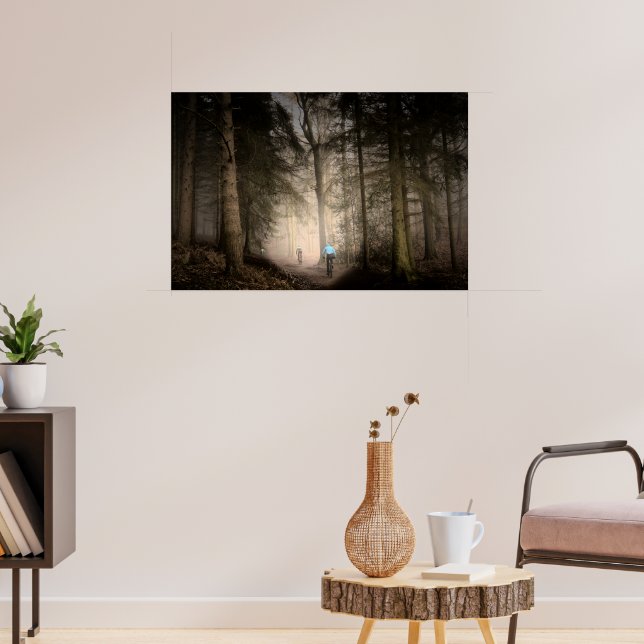 Poster Parque Nacional de Rushmere, Foggy Woodland (0837) (Sala de Estar 3)