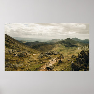 POSTER PARQUE NACIONAL DE SNOWDONIA, WALES, REINO UNIDO