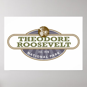 Poster Parque nacional de Theodore Roosevelt