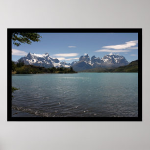 Póster Parque nacional de Torres del Paine, o Chile