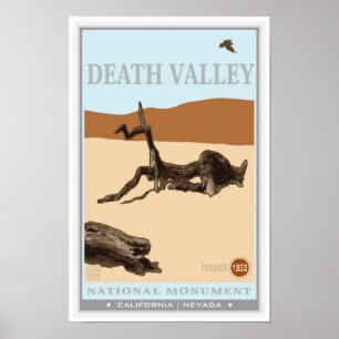 Póster Parque nacional de Vale da Morte 4