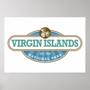 Póster Parque nacional de Virgin Islands