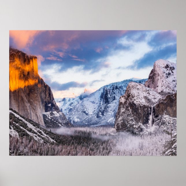Poster Parque Nacional de Yosemite, Califórnia (Frente)