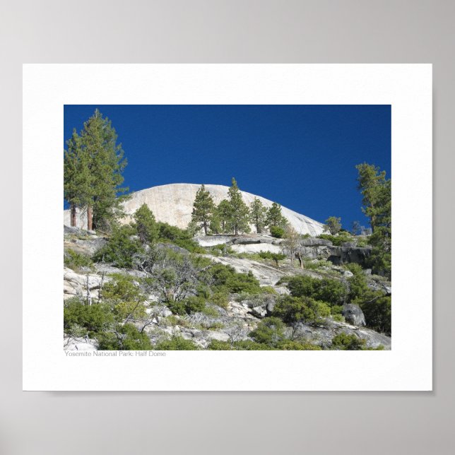 Poster Parque Nacional de Yosemite - Meia Dome (Frente)