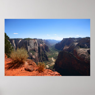 Póster parque nacional de zion