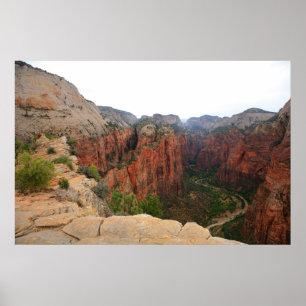 Póster parque nacional de zion