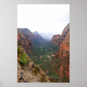 Póster parque nacional de zion