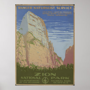 Póster Parque nacional de Zion