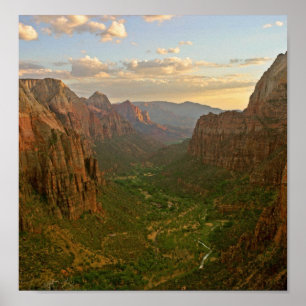Poster Parque nacional de Zion - aterragem dos anjos