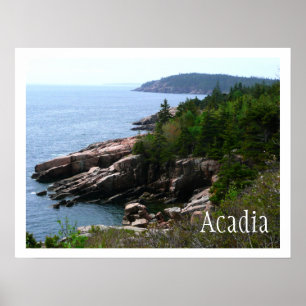 Póster Parque nacional do Acadia