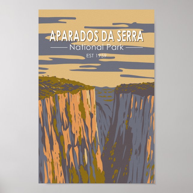Poster Parque Nacional do Brasil Viagem Art (Frente)