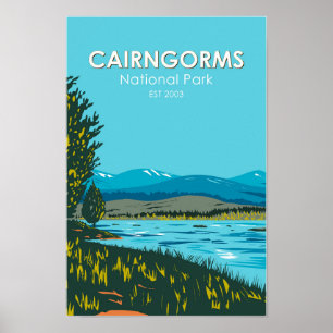 Poster Parque Nacional do Cairngorms, Scotland Loch Morli