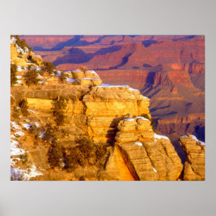 Poster Parque Nacional do Grand Canyon no inverno