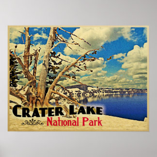 Poster Parque Nacional do Lago Crater