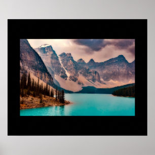 Poster Parque Nacional do Lago Moraine Banff