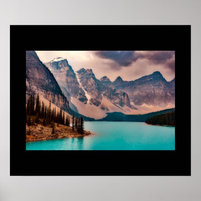 Poster Parque Nacional do Lago Moraine Banff (Frente)