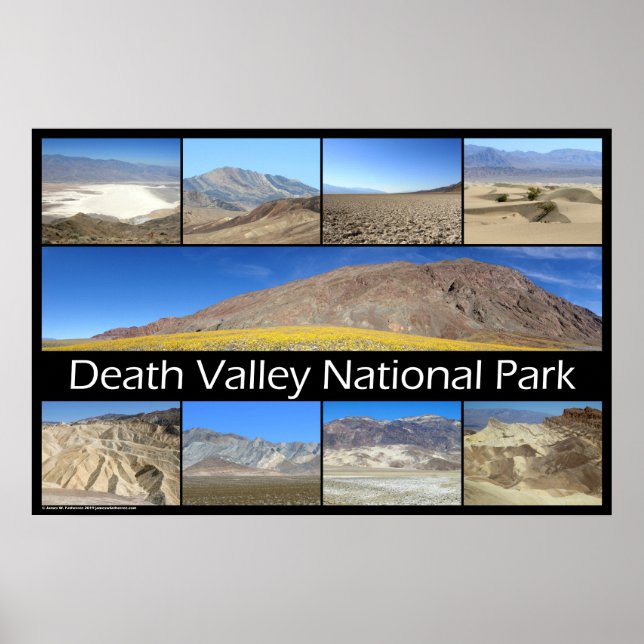 Poster Parque Nacional do Vale da Morte (Frente)