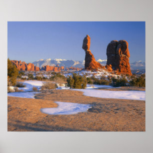 Póster PARQUE NACIONAL DOS ARCOS, UTAH. EUA. Rocha Equili