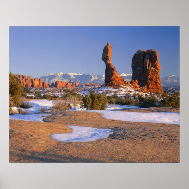 Póster PARQUE NACIONAL DOS ARCOS, UTAH. EUA. Rocha Equili (Frente)