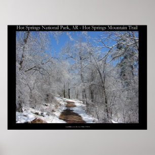 Póster Parque Nacional dos Primaveras Quentes, Ice Snow H