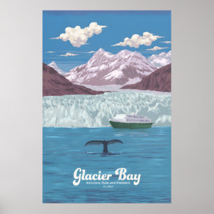 Poster Parque Nacional e Reserva da Baía dos Glaciares Vi