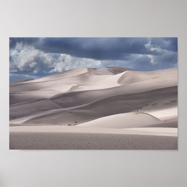 Poster Parque Nacional e Reserva de excelente Sand Dunes, (Frente)