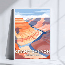 Parque Nacional Grand Canyon Aquarela Viagem