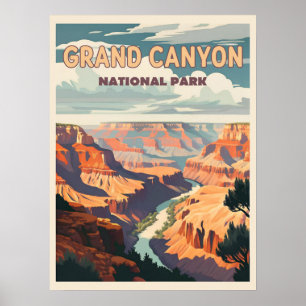 Poster Parque Nacional Grand Canyon - Uma Maravilha Natur