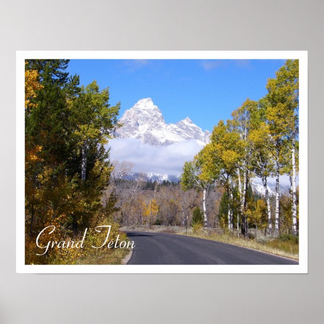 Póster Parque Nacional Grand Teton (Frente)