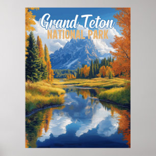 Poster Parque Nacional Grand Teton