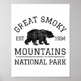 Poster Parque Nacional Great Smoky Mountains Tennessee Ur