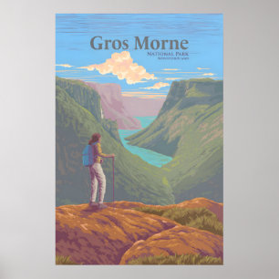 Poster Parque Nacional Gros Morne Terra Nova Canadá
