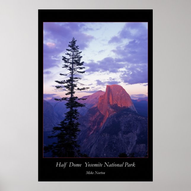 Poster Parque Nacional Half Dome Yosemite (Frente)
