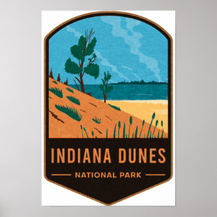 Poster Parque Nacional Indiana Dunes